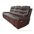 Mejor precio Electric Cuero Recliner Sofá Set Muebles